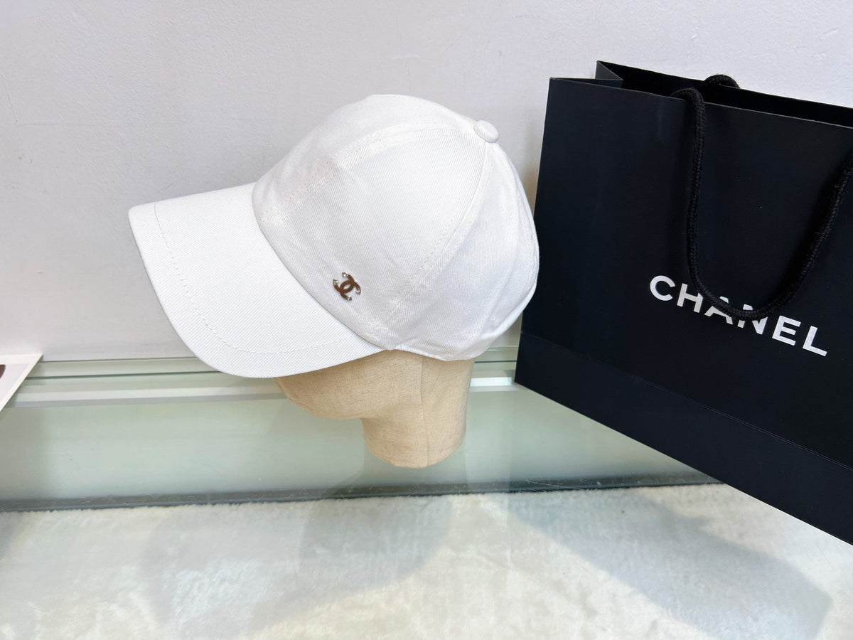 Chanel Baseball Cap - Blue / White